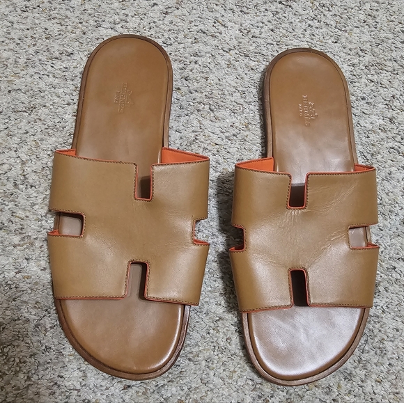 Hermes Two ToneH Logo Izmir Authentic Hermes Sandal Size 42